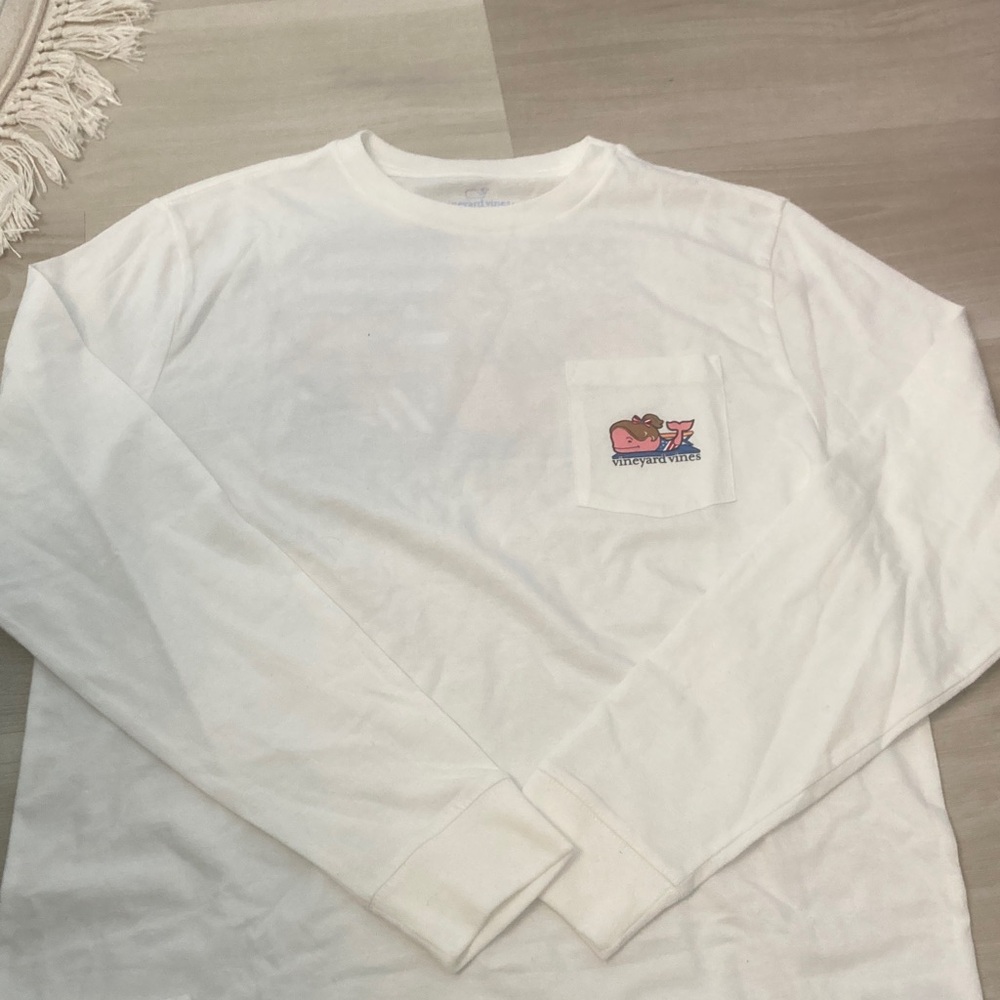 White Graphic Pocket T-Shirt